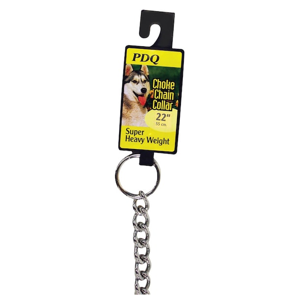 Pdq PDQ Silver Chain Steel Dog Collar Large/X-Large 12522 - main